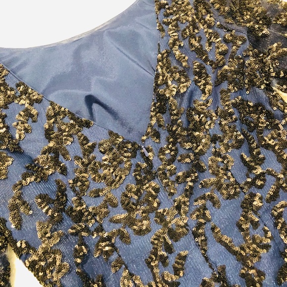 Aidan Marrox classic black mess and sequins dress - Picture 4 of 8